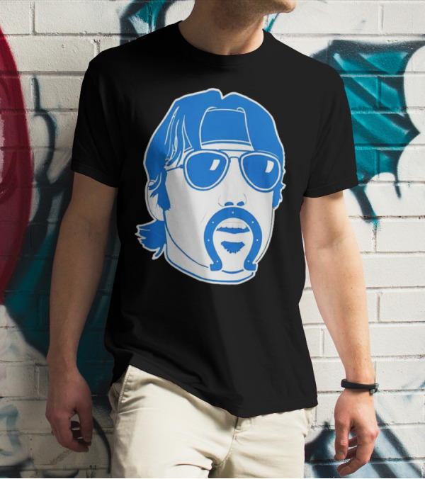 Gardner Minshew Indianapolis Colts Face Horseshoe Sunglasses Hat T-Shirt