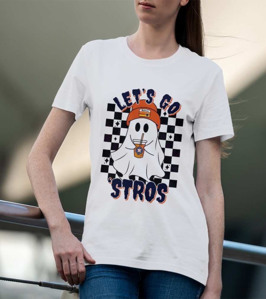 Let's Go 'Stros Houston Astros Ghost T-Shirt