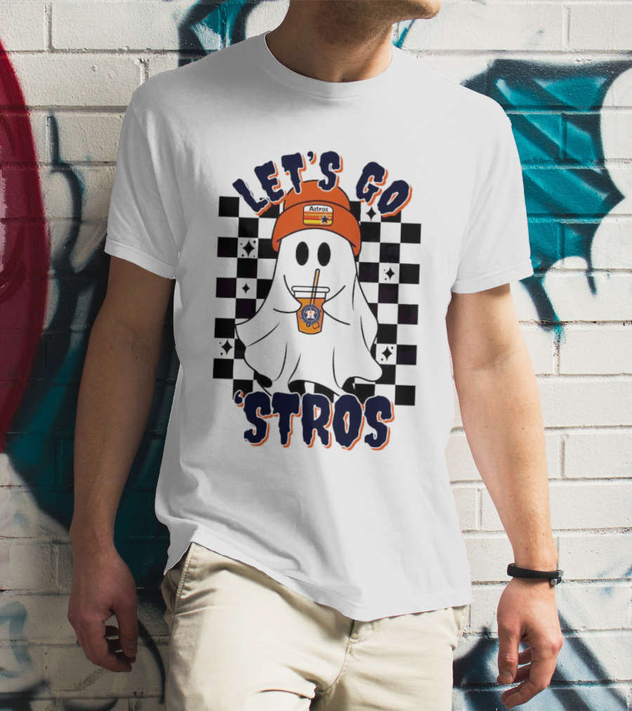 Let's Go 'Stros Houston Astros Ghost T-Shirt