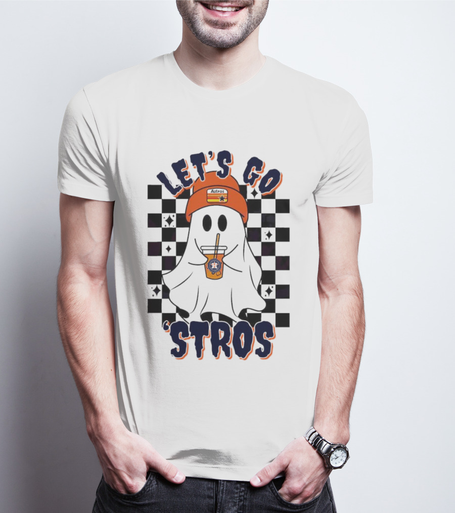 Let's Go 'Stros Houston Astros Ghost T-Shirt