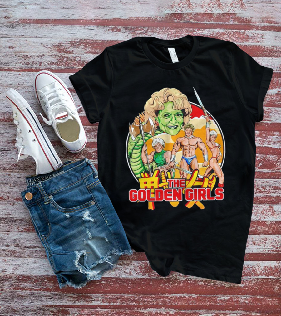 The Golden Girls Axe Warriors Anime T-Shirt