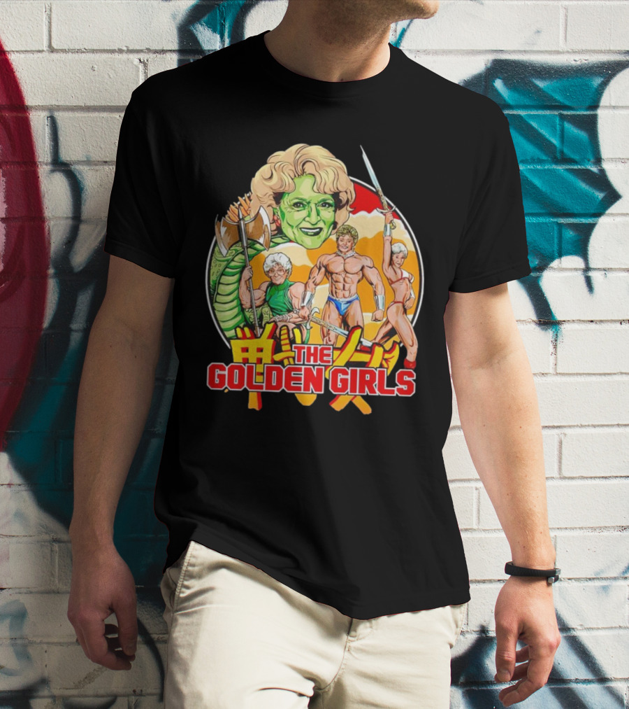 The Golden Girls Axe Warriors Anime T-Shirt