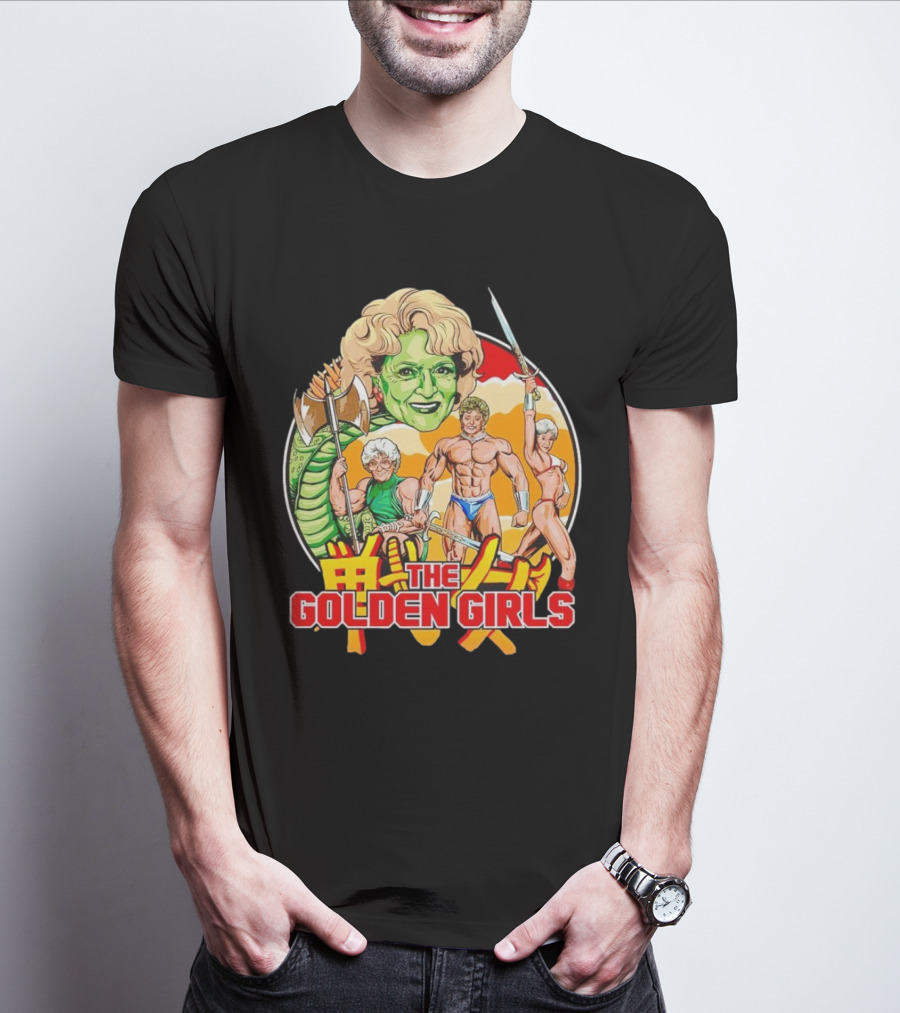 The Golden Girls Axe Warriors Anime T-Shirt