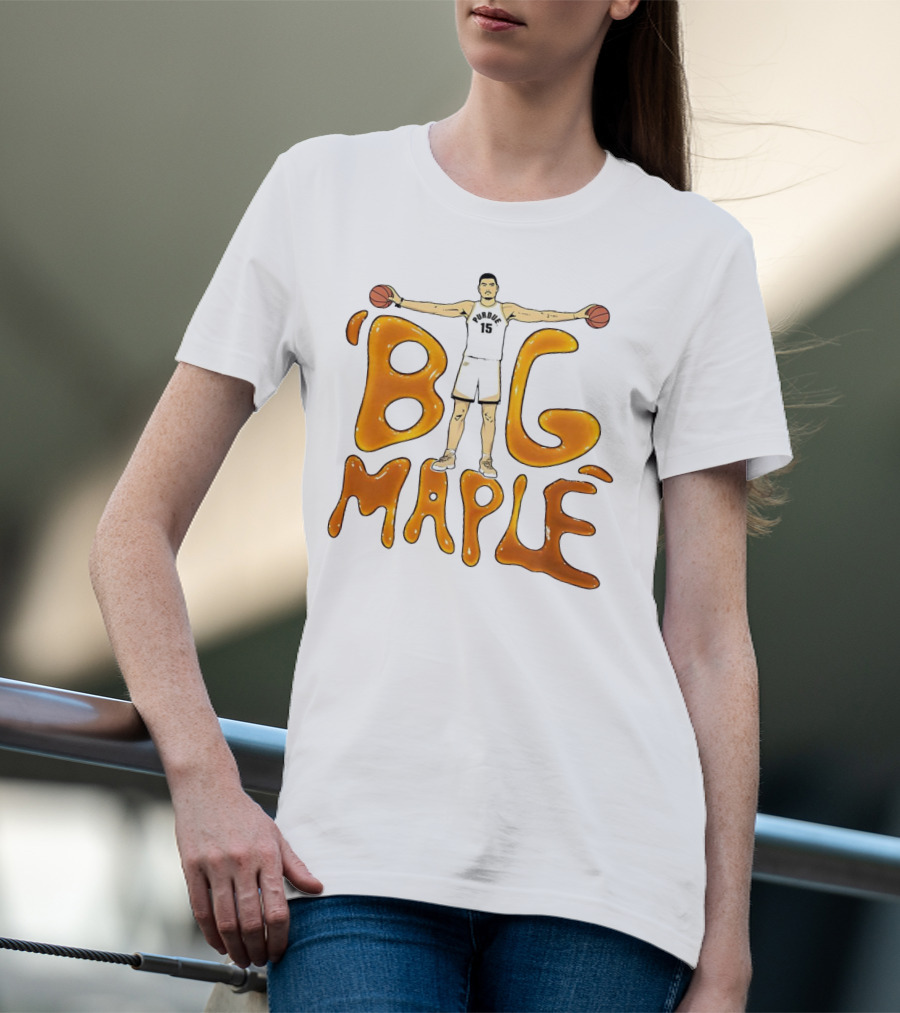 Purdue Boilermakers Zach Edey Big Maple Basketball Player T-Shirt