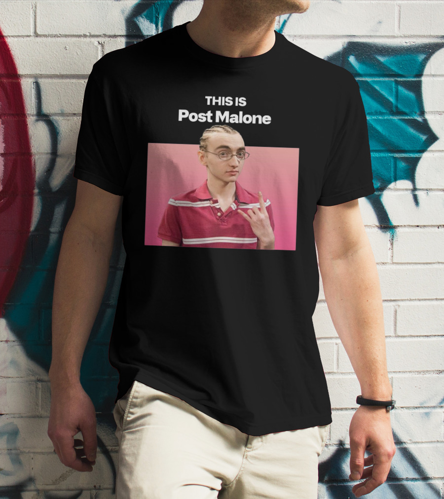 Sinjin Van Cleef This Is Post Malone T-Shirt