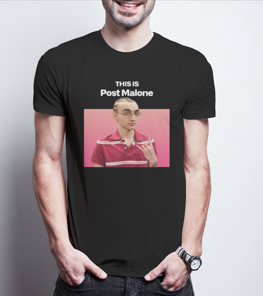 Sinjin Van Cleef This Is Post Malone T-Shirt