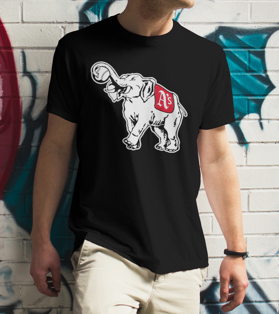 Philadelphia Athletics A's Elephant T-Shirt