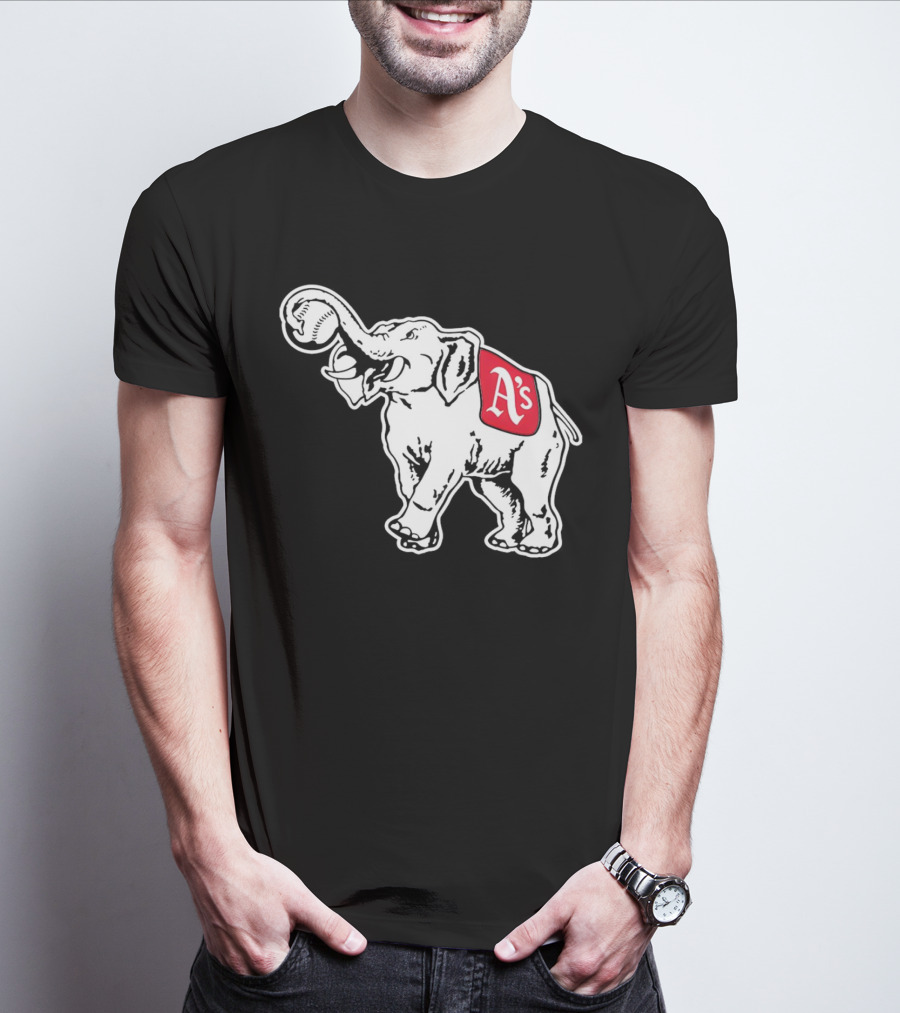Philadelphia Athletics A's Elephant T-Shirt