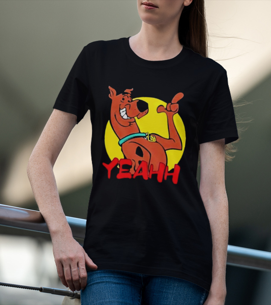 Scooby Yeahh Cartoon Iconic Pose T-Shirt