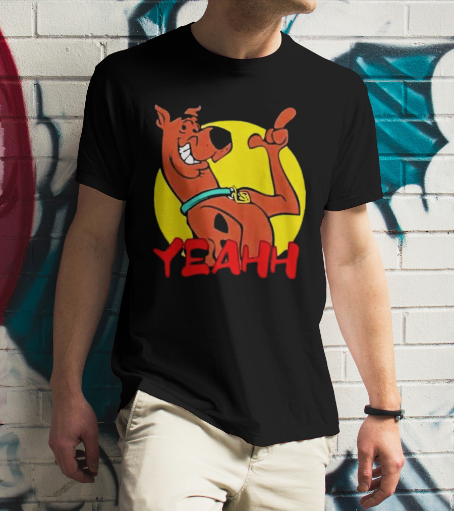 Scooby Yeahh Cartoon Iconic Pose T-Shirt