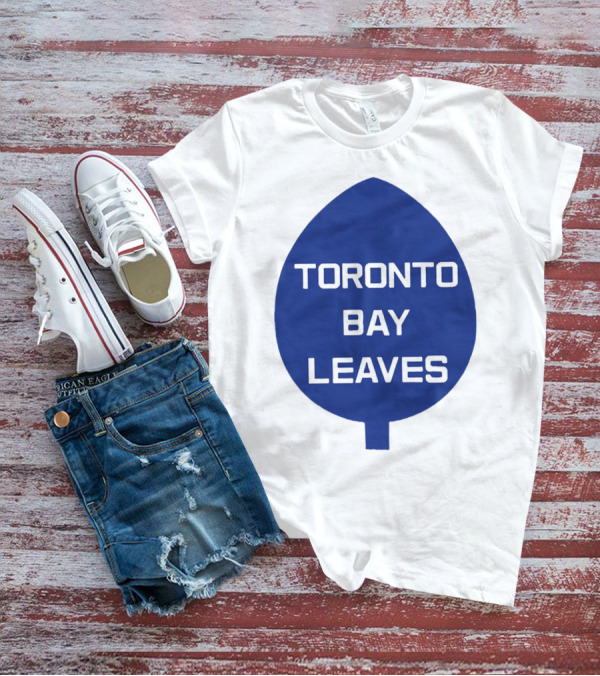 Toronto Bay Leaves Blue Leaf T-Shirt