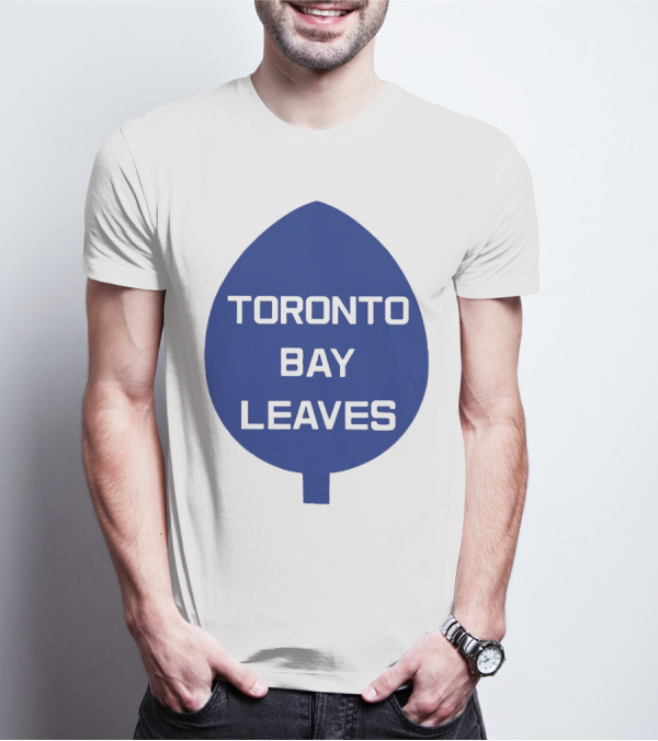 Toronto Bay Leaves Blue Leaf T-Shirt