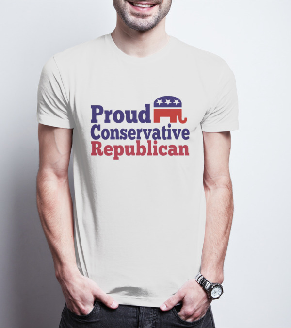 Proud Conservative Republican USA Elephant T-Shirt