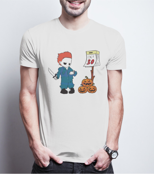 Michael Myers Halloween October 30 Pumpkins T-Shirt