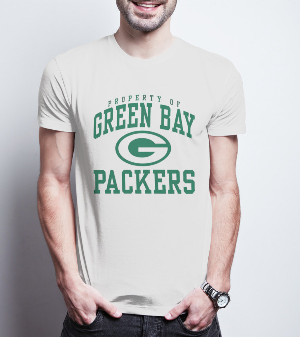 Property Of Green Bay Packers Logo Green T-Shirt