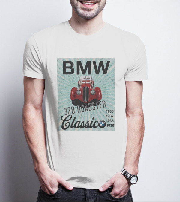 BMW 328 Roadster Classico 1936 1937 1938 1939 T-Shirt