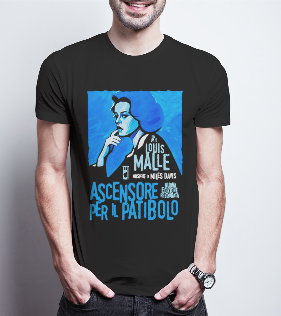 Louis Malle Musiche Di Miles Davis Ascensore Per Il Patibolo Nuova Edizione Restaurata T-Shirt
