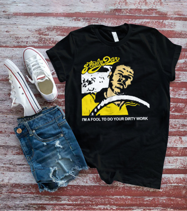 Steely Dan I'm A Fool To Do Your Dirty Work Retro Yellow Driver T-Shirt