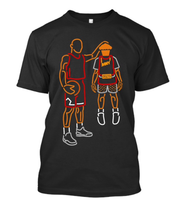 Air Johnny Mars Basketball Legend Neon T-Shirt