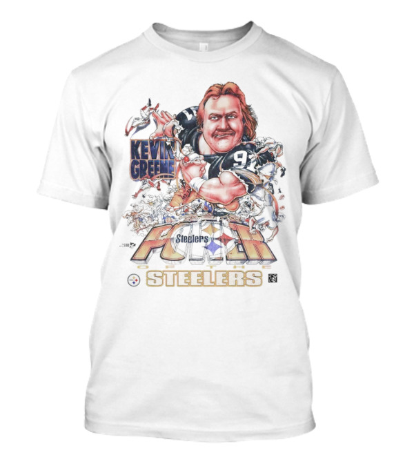 Kevin Greene Pittsburgh Steelers Caricature POWER Steelers T-Shirt