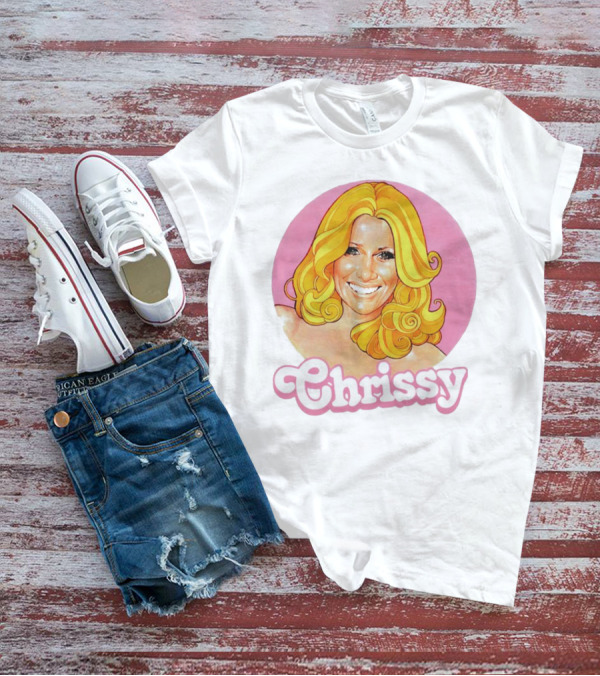 RIP Suzanne Somers Chrissy Pink Circle T-Shirt