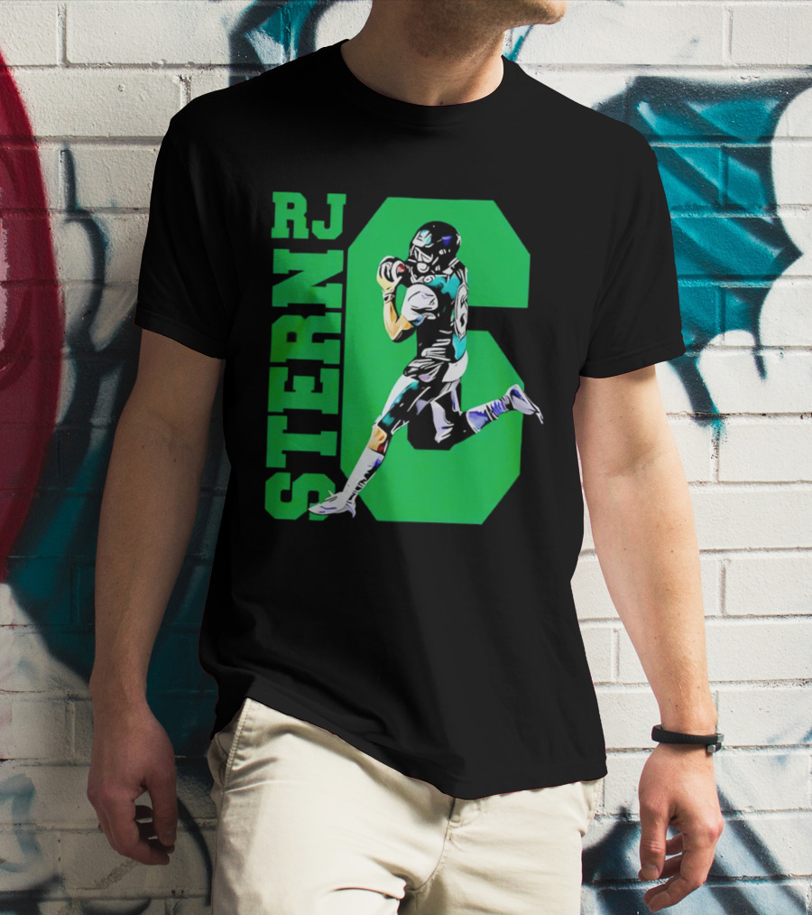RJ Stern Football Gameday Action Player Number 6 T-Shirt
