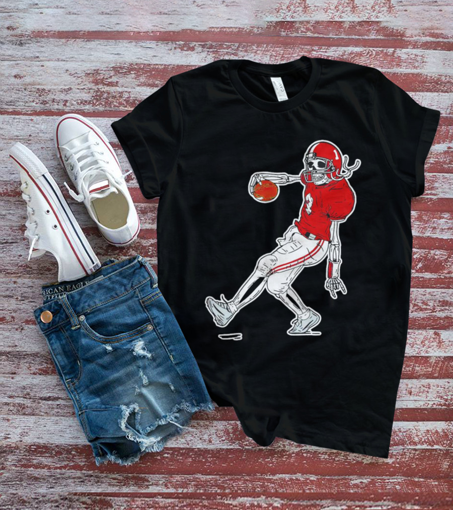Sterling Shepard Oklahoma Sooners Tuck Fexas Skeleton Football Player T-Shirt