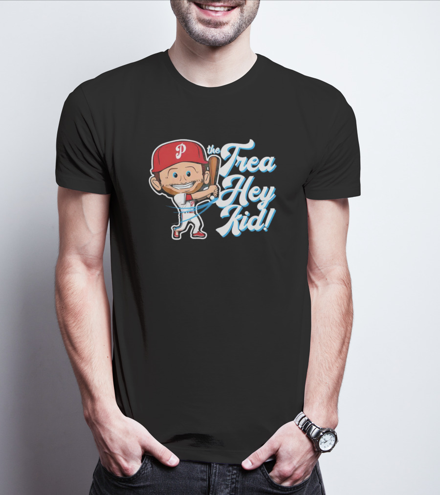 The Trea Hey Kid Philadelphia Phillies Baseball Player T-Shirt