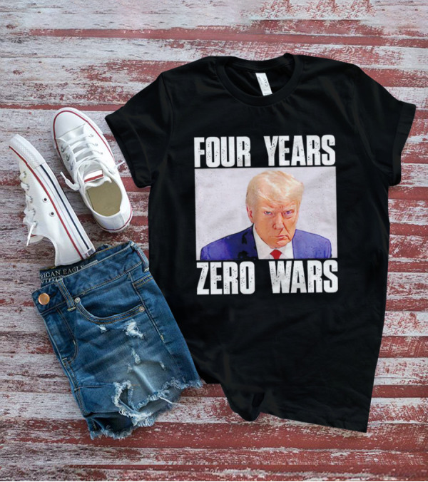 Four Years Zero Wars Portrait Image T-Shirt