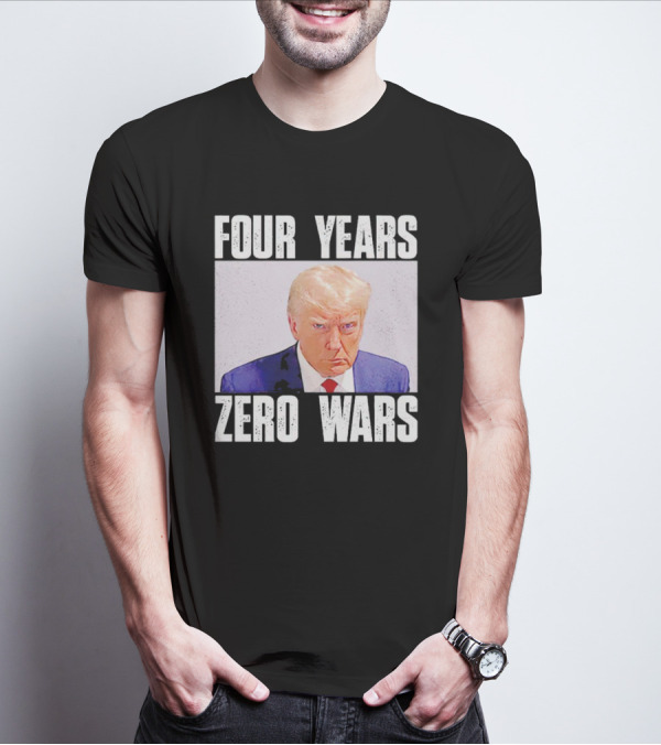 Four Years Zero Wars Portrait Image T-Shirt