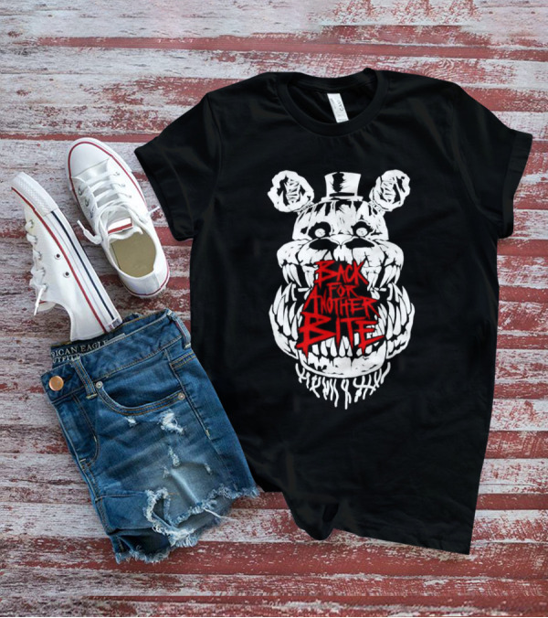 Back For Another Bite Creepy Bear Face T-Shirt