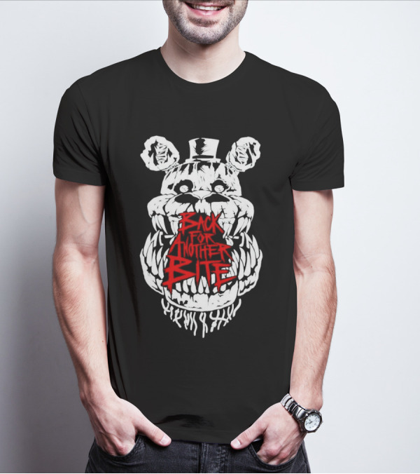 Back For Another Bite Creepy Bear Face T-Shirt