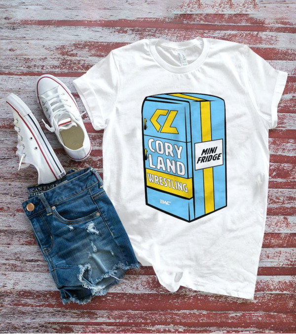 CL Cory Land Wrestling Mini Fridge EMC T-Shirt