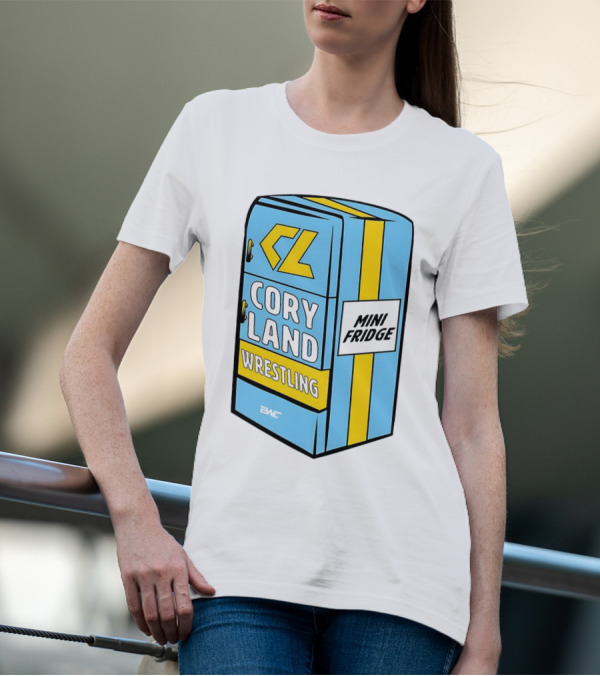 CL Cory Land Wrestling Mini Fridge EMC T-Shirt