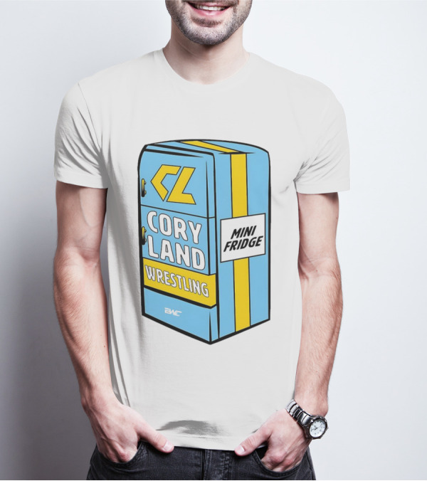 CL Cory Land Wrestling Mini Fridge EMC T-Shirt