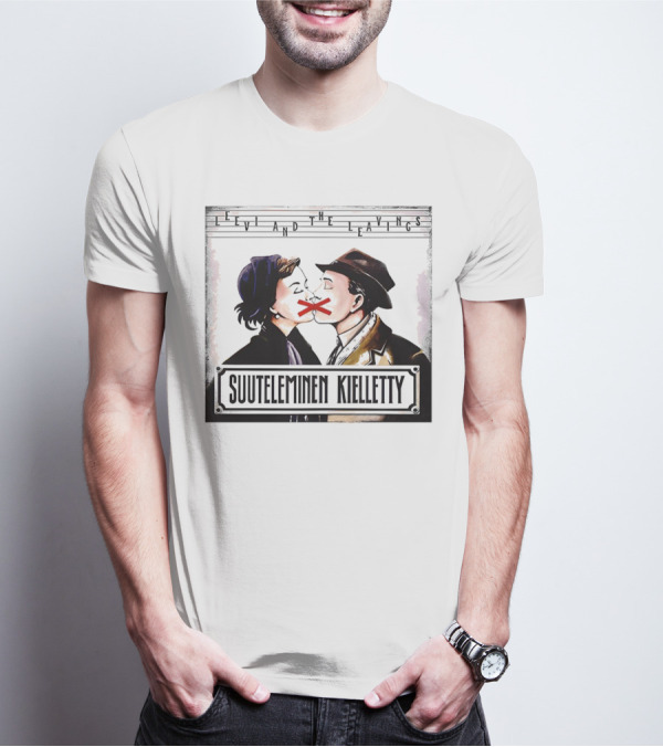 Leevi And The Leavings Suuteleminen Kielletty Vintage Couple With Red Cross T-Shirt