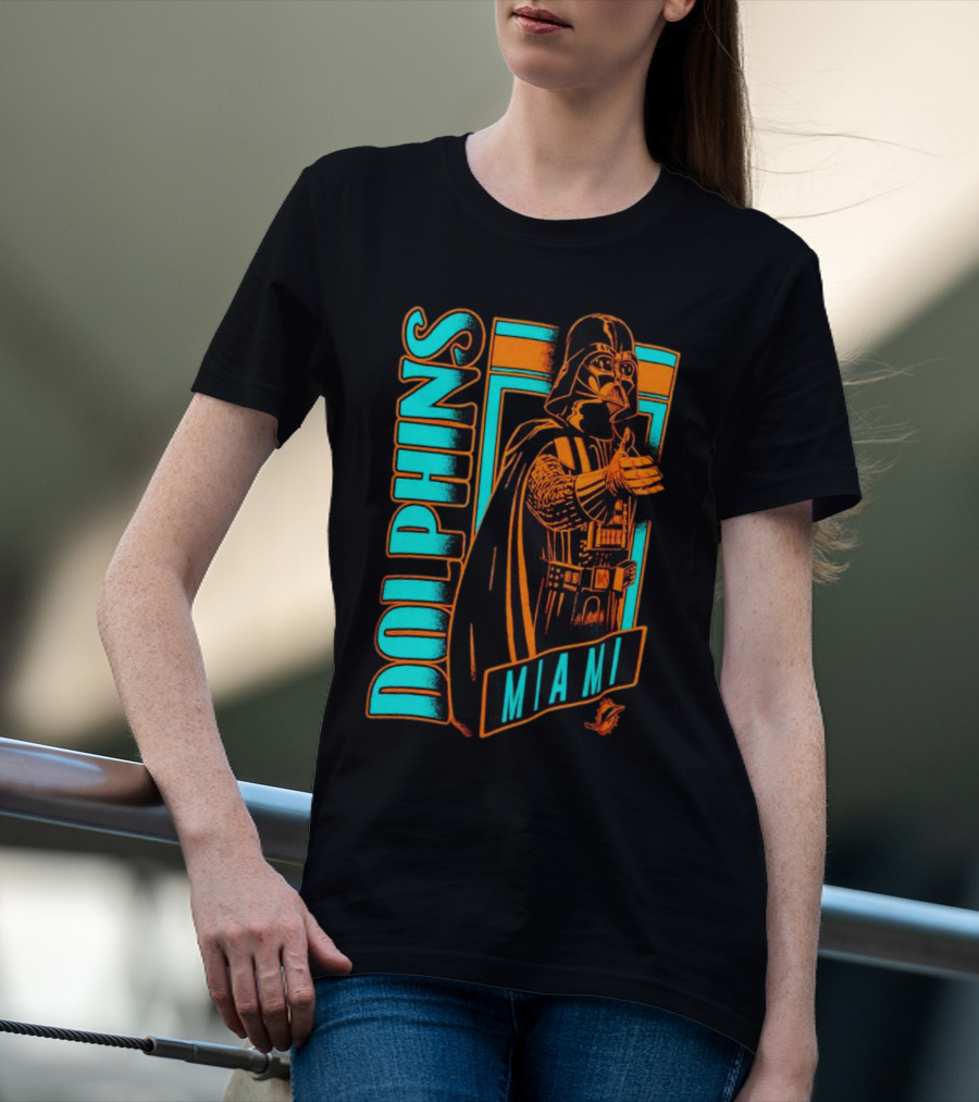 Miami Dolphins Darth Vader Adventure T-Shirt
