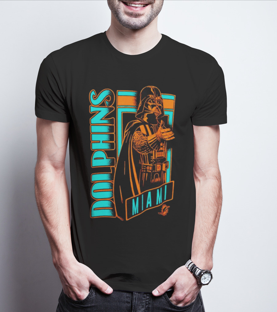 Miami Dolphins Darth Vader Adventure T-Shirt