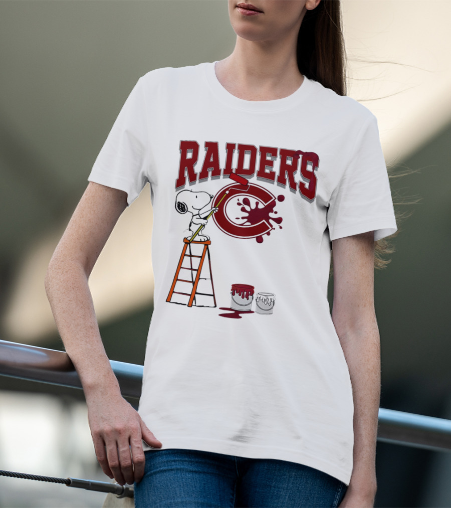 Snoopy Painting Colgate Raiders T-Shirt