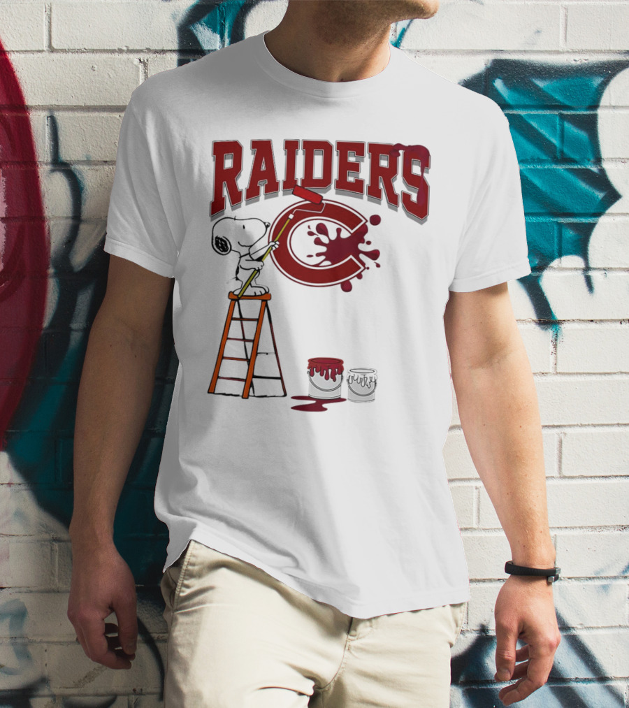 Snoopy Painting Colgate Raiders T-Shirt