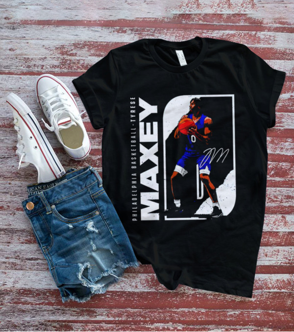 Philadelphia Basketball Tyrese Maxey T-Shirt