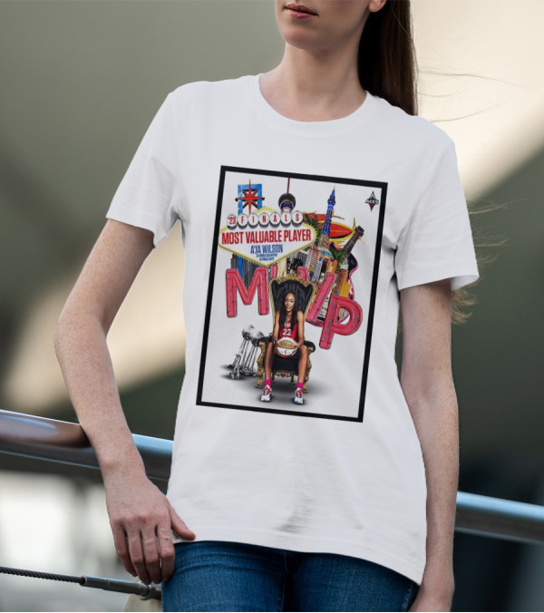Las Vegas Aces '23 Finals Most Valuable Player A’ja Wilson MVP 22 T-Shirt