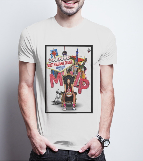 Las Vegas Aces '23 Finals Most Valuable Player A’ja Wilson MVP 22 T-Shirt