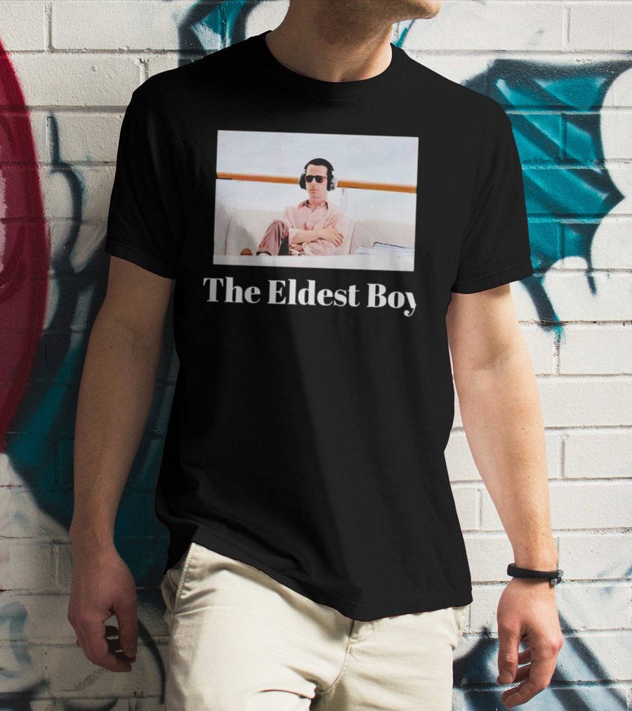 Kendall Roy Succession The Eldest Boy Sitting On Yacht With Headphones T-Shirt