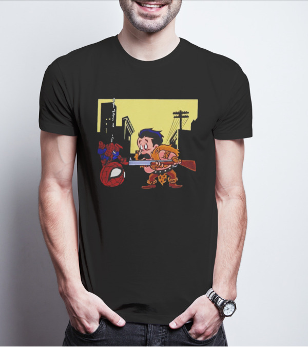 Kraven Fudd Vs. Spider-Man City Showdown T-Shirt