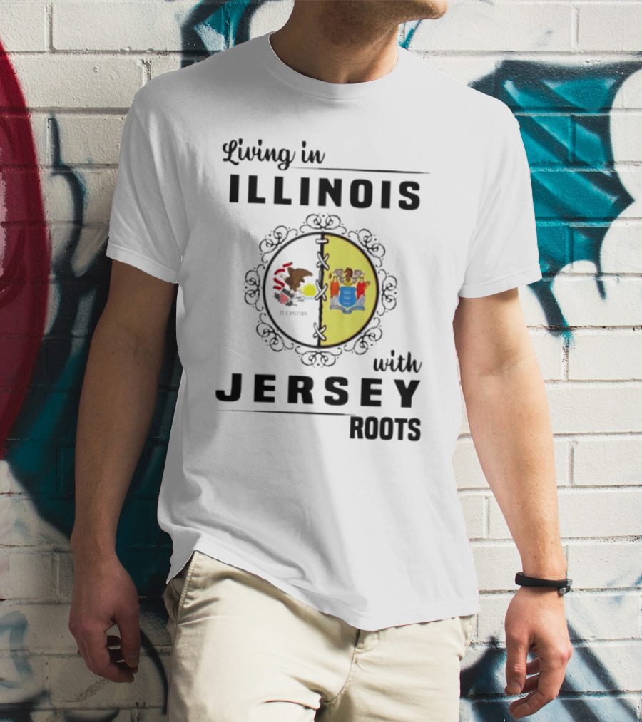 Illinois Pride With New Jersey Heritage T-Shirt