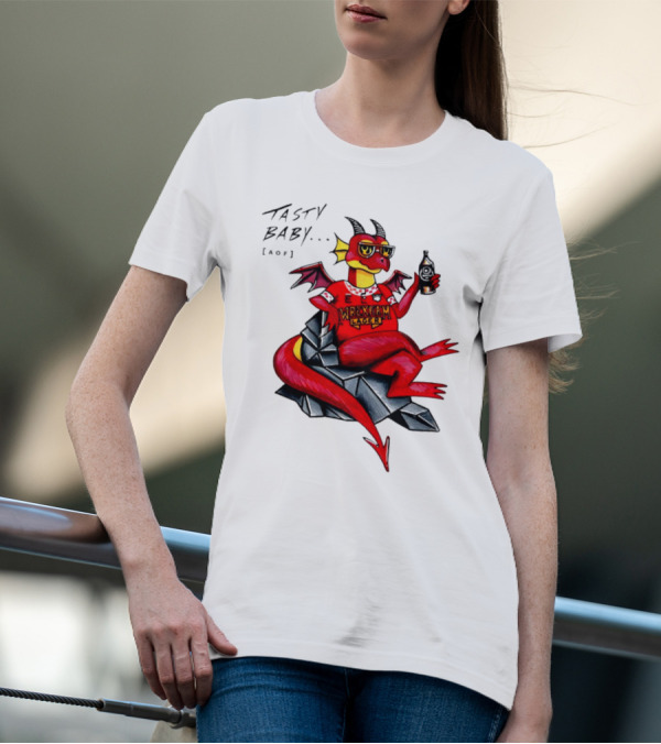 Wrexham Lager Dragon Tasty Baby Cool Style Image T-Shirt
