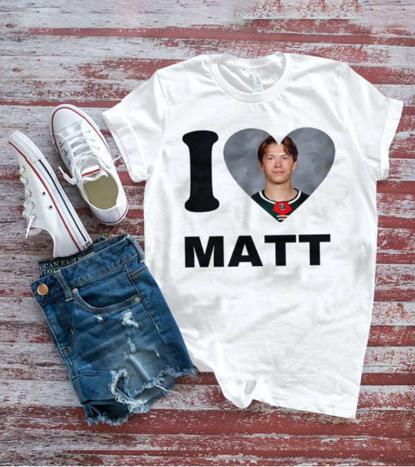 I Heart Matt Boldy Fan Love T-Shirt