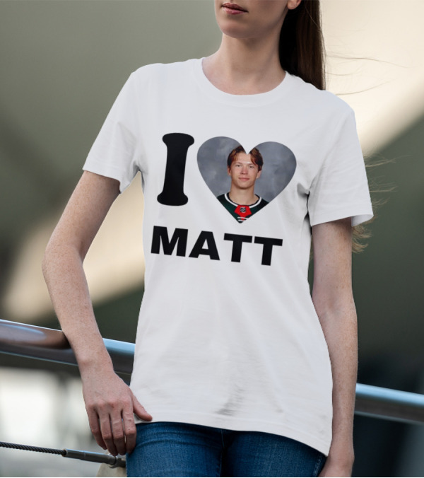I Heart Matt Boldy Fan Love T-Shirt