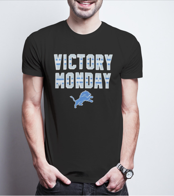Victory Monday Detroit Lions Football Fan T-Shirt